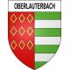 Pegatinas escudo de armas de Oberlauterbach adhesivo de la etiqueta engomada