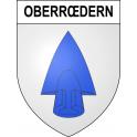 Stickers coat of arms Oberrœdern adhesive sticker