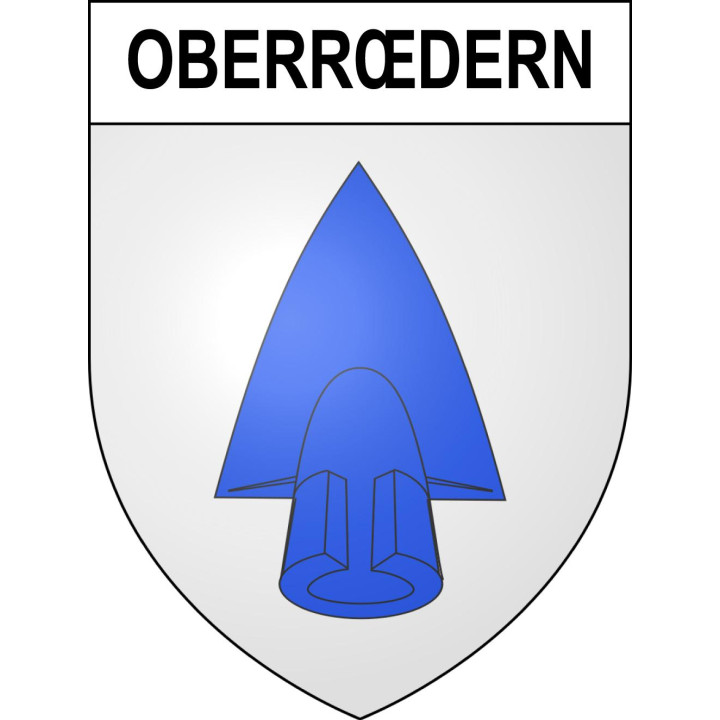 Oberrœdern Sticker wappen, gelsenkirchen, augsburg, klebender aufkleber