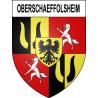 Stickers coat of arms Oberschaeffolsheim adhesive sticker