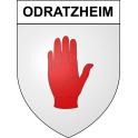 Stickers coat of arms Odratzheim adhesive sticker