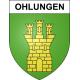 Stickers coat of arms Ohlungen adhesive sticker