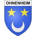 Stickers coat of arms Ohnenheim adhesive sticker