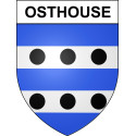 Osthouse Sticker wappen, gelsenkirchen, augsburg, klebender aufkleber
