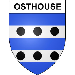 Osthouse 67 ville sticker blason écusson autocollant adhésif