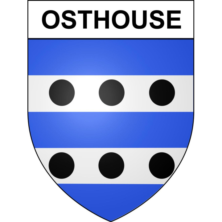 Osthouse Sticker wappen, gelsenkirchen, augsburg, klebender aufkleber