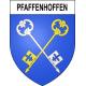 Stickers coat of arms Pfaffenhoffen adhesive sticker