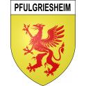 Stickers coat of arms Pfulgriesheim adhesive sticker