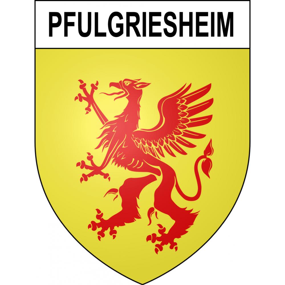 Pfulgriesheim Sticker wappen, gelsenkirchen, augsburg, klebender aufkleber