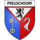 Stickers coat of arms Preuschdorf adhesive sticker
