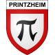 Printzheim Sticker wappen, gelsenkirchen, augsburg, klebender aufkleber