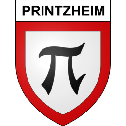 Printzheim Sticker wappen, gelsenkirchen, augsburg, klebender aufkleber