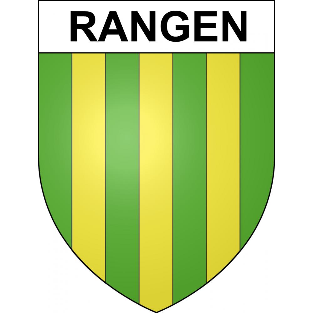 Rangen Sticker wappen, gelsenkirchen, augsburg, klebender aufkleber