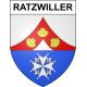 Stickers coat of arms Ratzwiller adhesive sticker