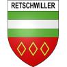 Retschwiller 67 ville sticker blason écusson autocollant adhésif