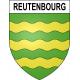 Pegatinas escudo de armas de Reutenbourg adhesivo de la etiqueta engomada