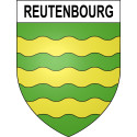 Reutenbourg 67 ville sticker blason écusson autocollant adhésif