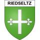 Pegatinas escudo de armas de Riedseltz adhesivo de la etiqueta engomada