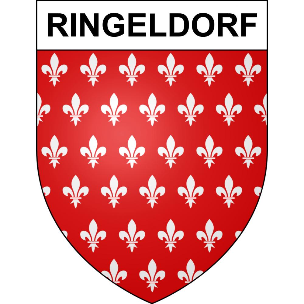 Ringeldorf Sticker wappen, gelsenkirchen, augsburg, klebender aufkleber