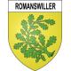 Romanswiller Sticker wappen, gelsenkirchen, augsburg, klebender aufkleber