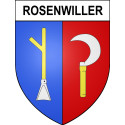 Rosenwiller 67 ville sticker blason écusson autocollant adhésif