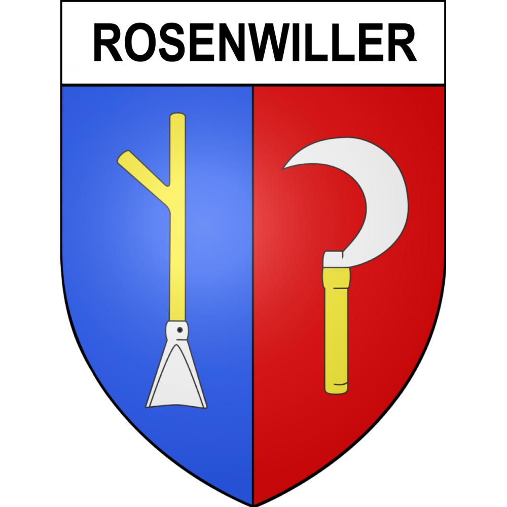 Rosenwiller 67 ville sticker blason écusson autocollant adhésif