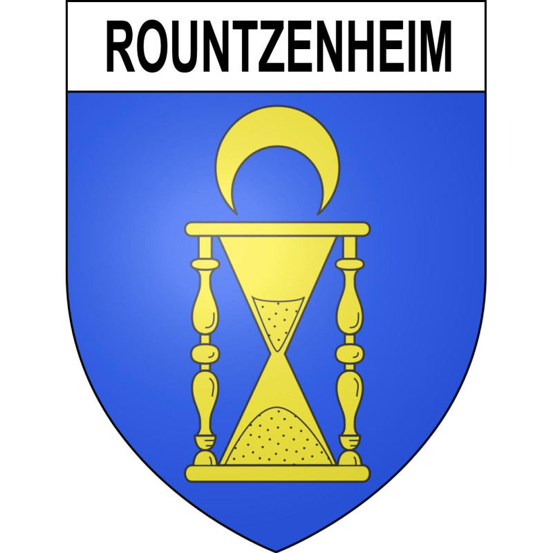 Stickers coat of arms Rountzenheim adhesive sticker