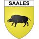 Saales 67 ville sticker blason écusson autocollant adhésif