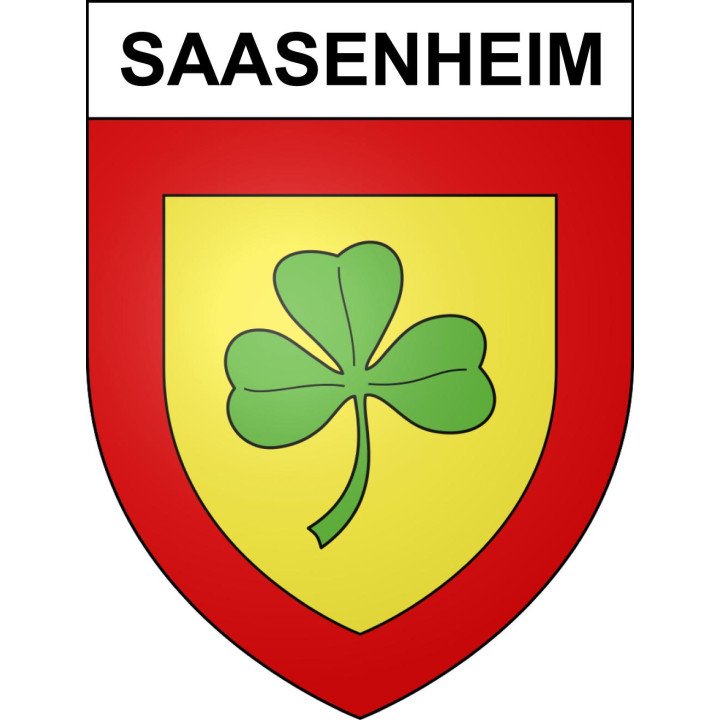 Saasenheim Sticker wappen, gelsenkirchen, augsburg, klebender aufkleber