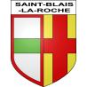 Saint-Blaise-la-Roche 67 ville sticker blason écusson autocollant adhésif