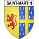 Pegatinas escudo de armas de Saint-Martin adhesivo de la etiqueta engomada