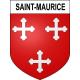 Pegatinas escudo de armas de Saint-Maurice adhesivo de la etiqueta engomada
