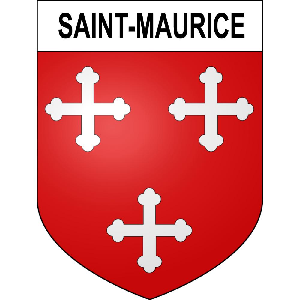 Adesivi stemma Saint-Maurice adesivo