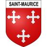 Saint-Maurice 67 ville sticker blason écusson autocollant adhésif