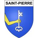 Stickers coat of arms Saint-Pierre adhesive sticker