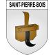 Stickers coat of arms Saint-Pierre-Bois adhesive sticker