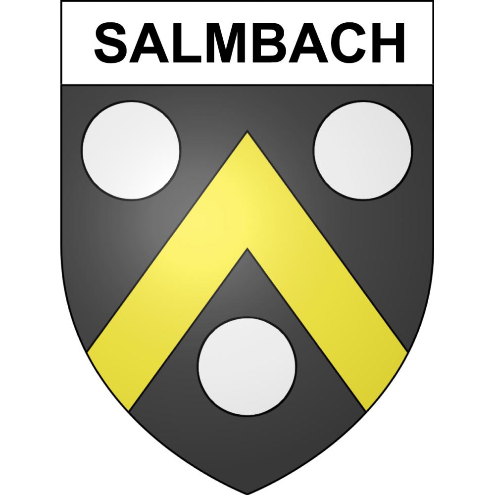 Salmbach Sticker wappen, gelsenkirchen, augsburg, klebender aufkleber