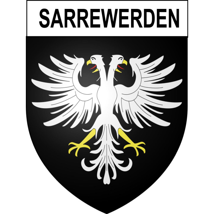Sarrewerden 67 ville sticker blason écusson autocollant adhésif