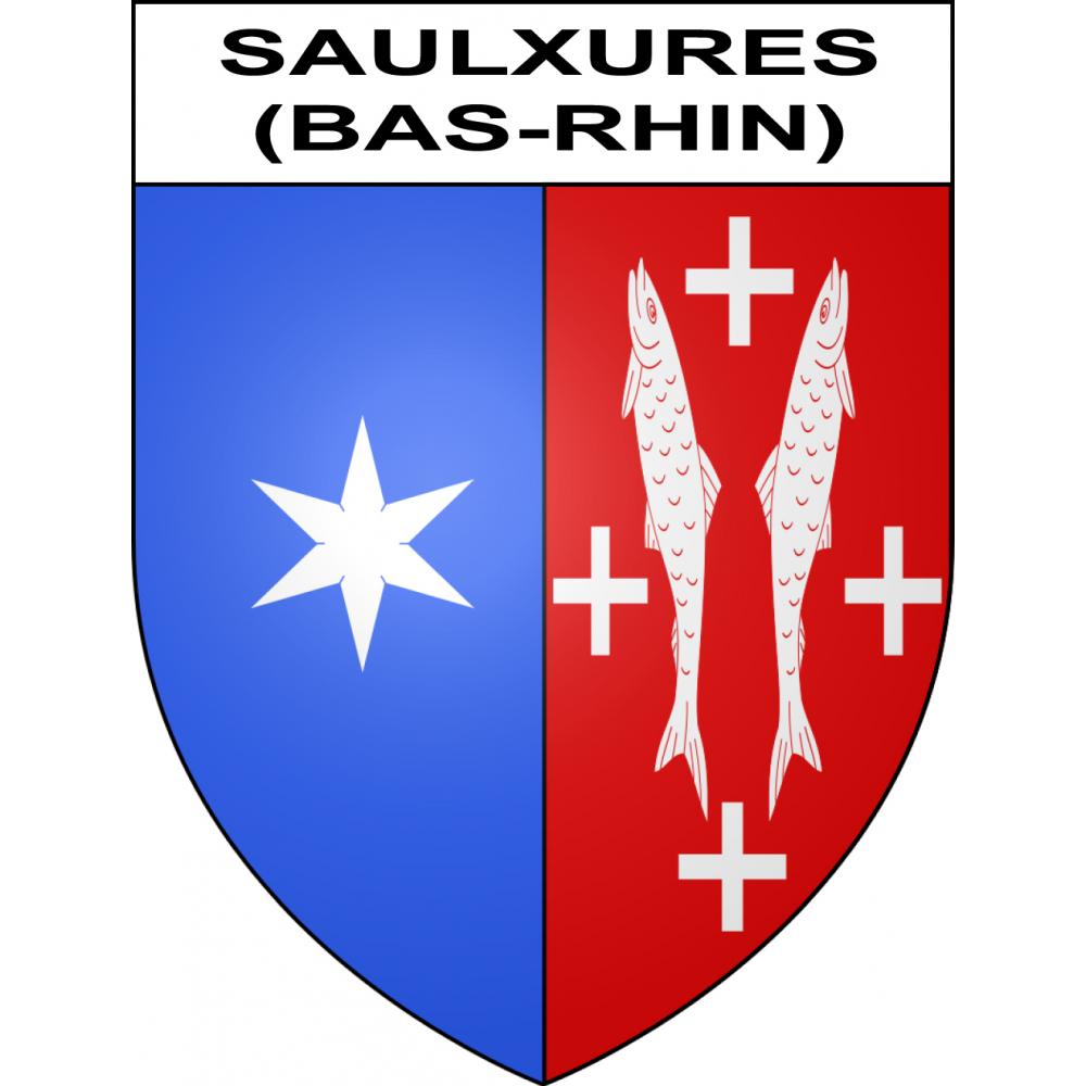 Saulxures (Bas-Rhin) Sticker wappen, gelsenkirchen, augsburg, klebender aufkleber