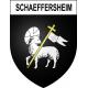 Stickers coat of arms Schaeffersheim adhesive sticker