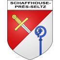 Stickers coat of arms Schaffhouse-près-Seltz adhesive sticker