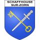 Schaffhouse-sur-Zorn Sticker wappen, gelsenkirchen, augsburg, klebender aufkleber