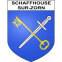 Stickers coat of arms Schaffhouse-sur-Zorn adhesive sticker