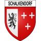 Schalkendorf Sticker wappen, gelsenkirchen, augsburg, klebender aufkleber
