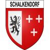Schalkendorf Sticker wappen, gelsenkirchen, augsburg, klebender aufkleber