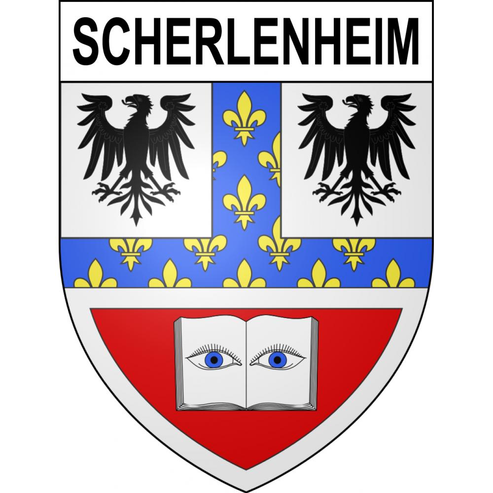Stickers coat of arms Scherlenheim adhesive sticker