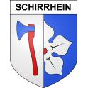 Stickers coat of arms Schirrhein adhesive sticker