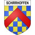 Stickers coat of arms Schirrhoffen adhesive sticker