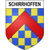 Schirrhoffen 67 ville sticker blason écusson autocollant adhésif