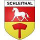 Schleithal 67 ville sticker blason écusson autocollant adhésif